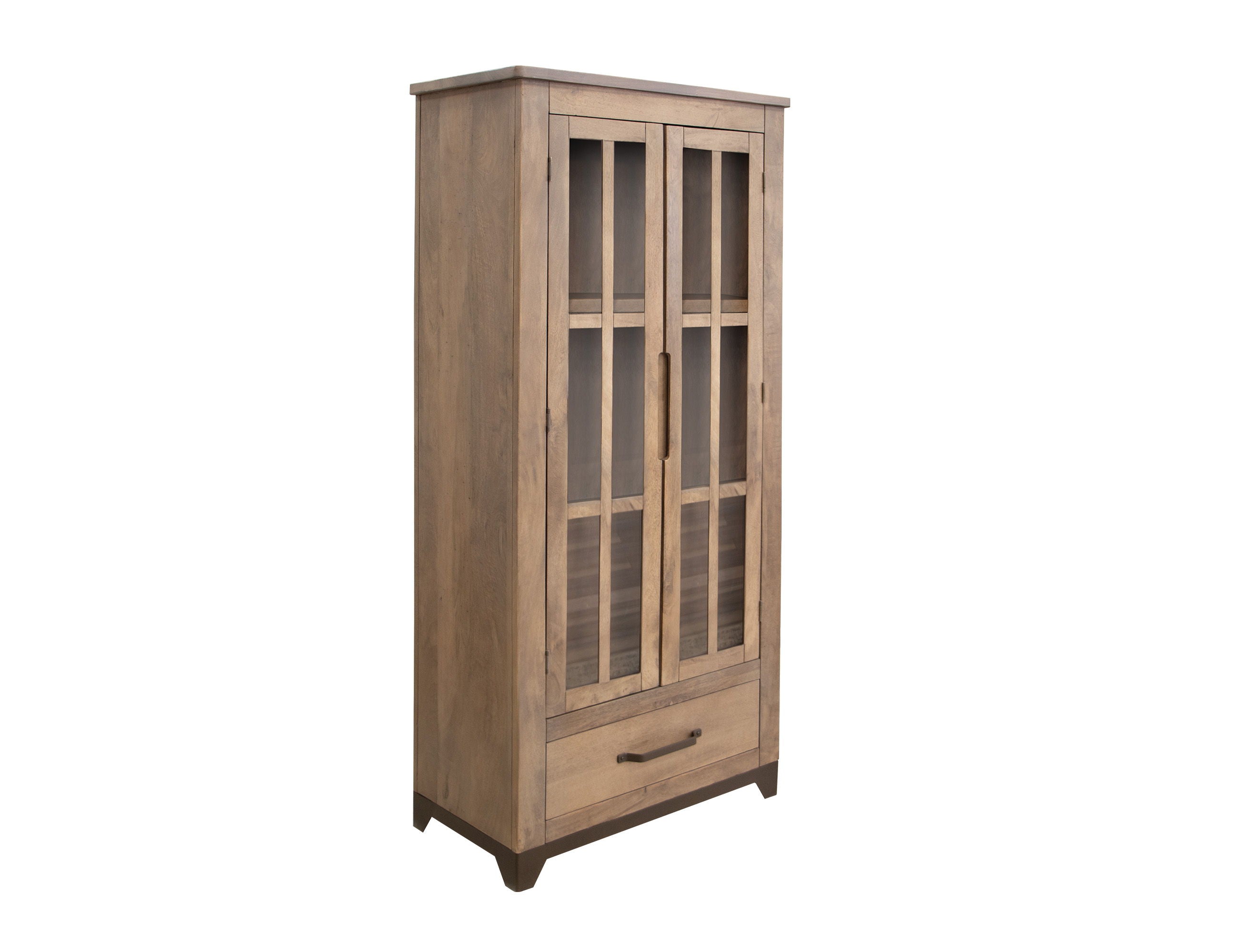 Natural Parota - Cabinet - Brown Cappuccino - Premium Display Cabinets from International Furniture Direct - Just $1100! Shop now at brett interiors