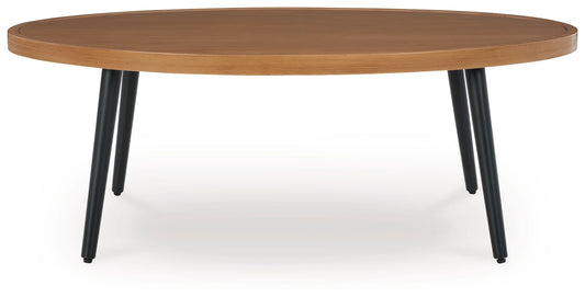 Horizon Hall - Two-tone Brown - Cocktail Table - Premium Coffee Tables from Signature Design by Ashley® - Just $370! Shop now at brett interiors