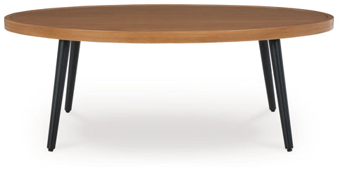 Horizon Hall - Two-tone Brown - Cocktail Table - Premium Coffee Tables from Signature Design by Ashley® - Just $370! Shop now at brett interiors