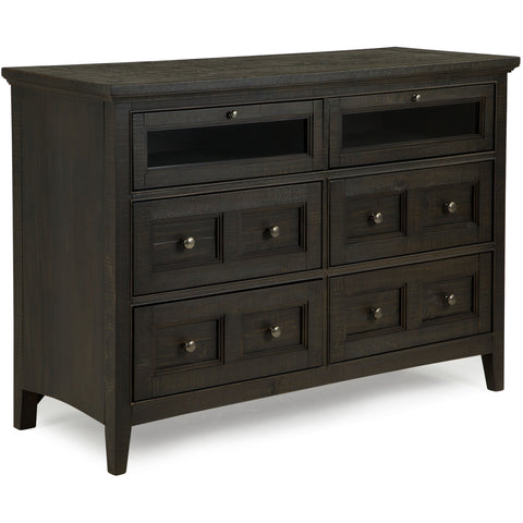 Westley Falls - Media Chest - Graphite - Premium Media Chests from Magnussen Furniture - Just $1317.50! Shop now at brett interiors