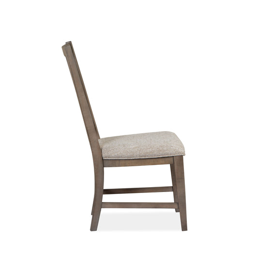 Paxton Place - Dining Side Chair With Upholstered Seat (Set of 2) - Dovetail Grey - Premium Chair Sets from Magnussen Furniture - Just $580! Shop now at brett interiors