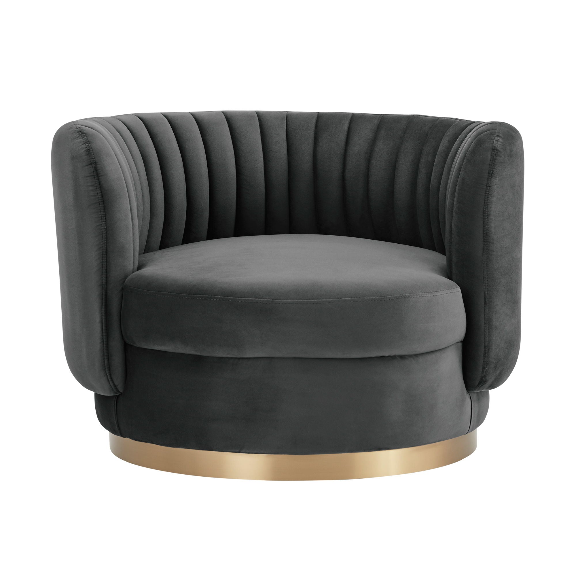 Davy - Velvet Swivel Accent Chair - Premium Swivel Chairs from Armen Living - Just $802.50! Shop now at brett interiors