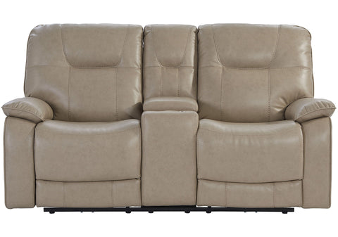 Axel - Power Console Loveseat - Parchment - Premium Reclining Loveseats from Parker Living - Just $1572.50! Shop now at brett interiors