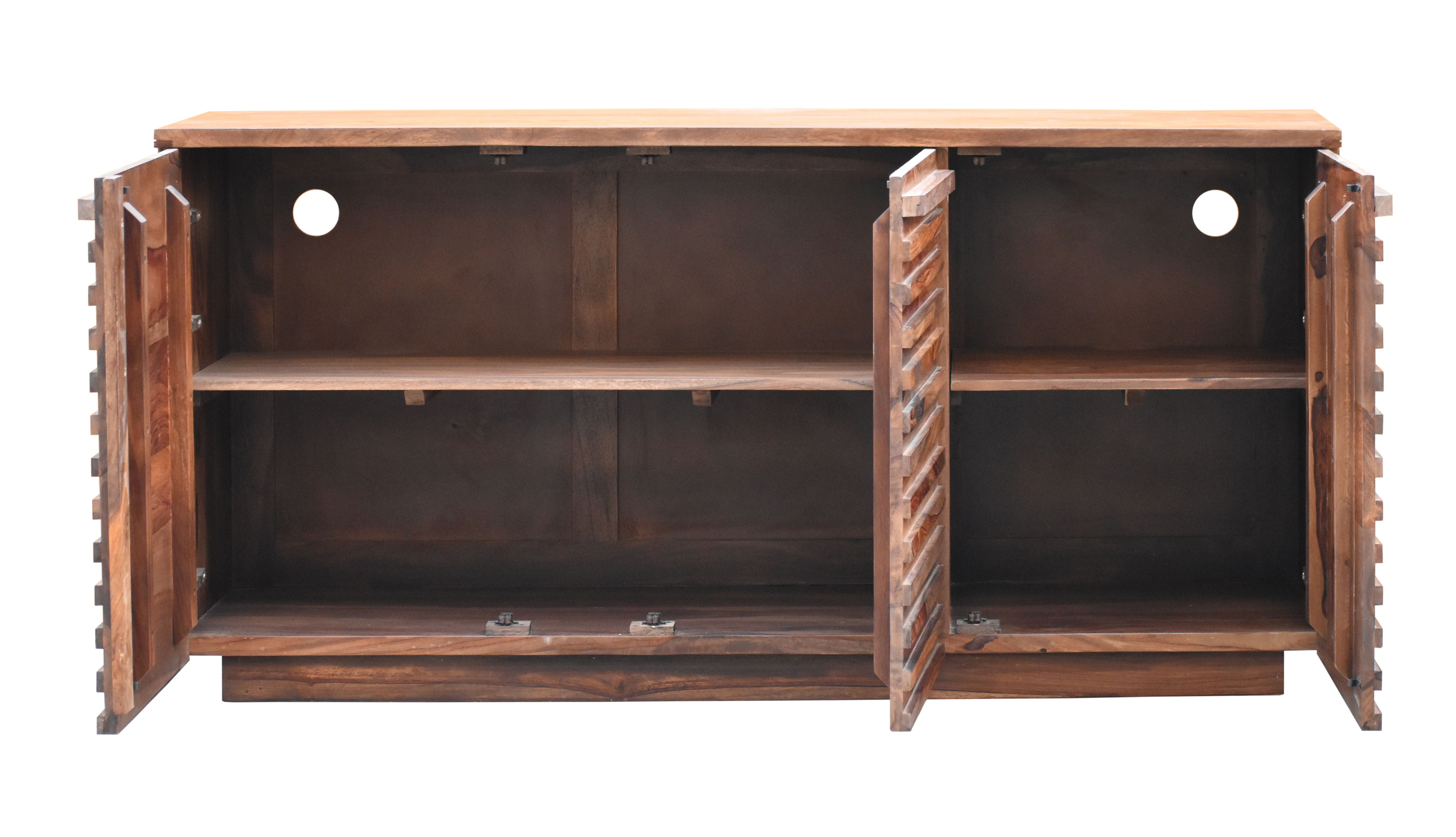 Ketchum - Three Door Credenza - Nut Brown - Premium Credenzas from Coast2Coast Home - Just $4125! Shop now at brett interiors