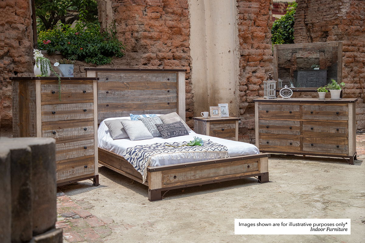 Antique - Panel Bed - Premium Panel Beds from International Furniture Direct - Just $1095! Shop now at brett interiors