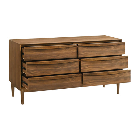 Artemio - 6 Drawer Wooden Dresser - Premium Dressers from Armen Living - Just $937.50! Shop now at brett interiors