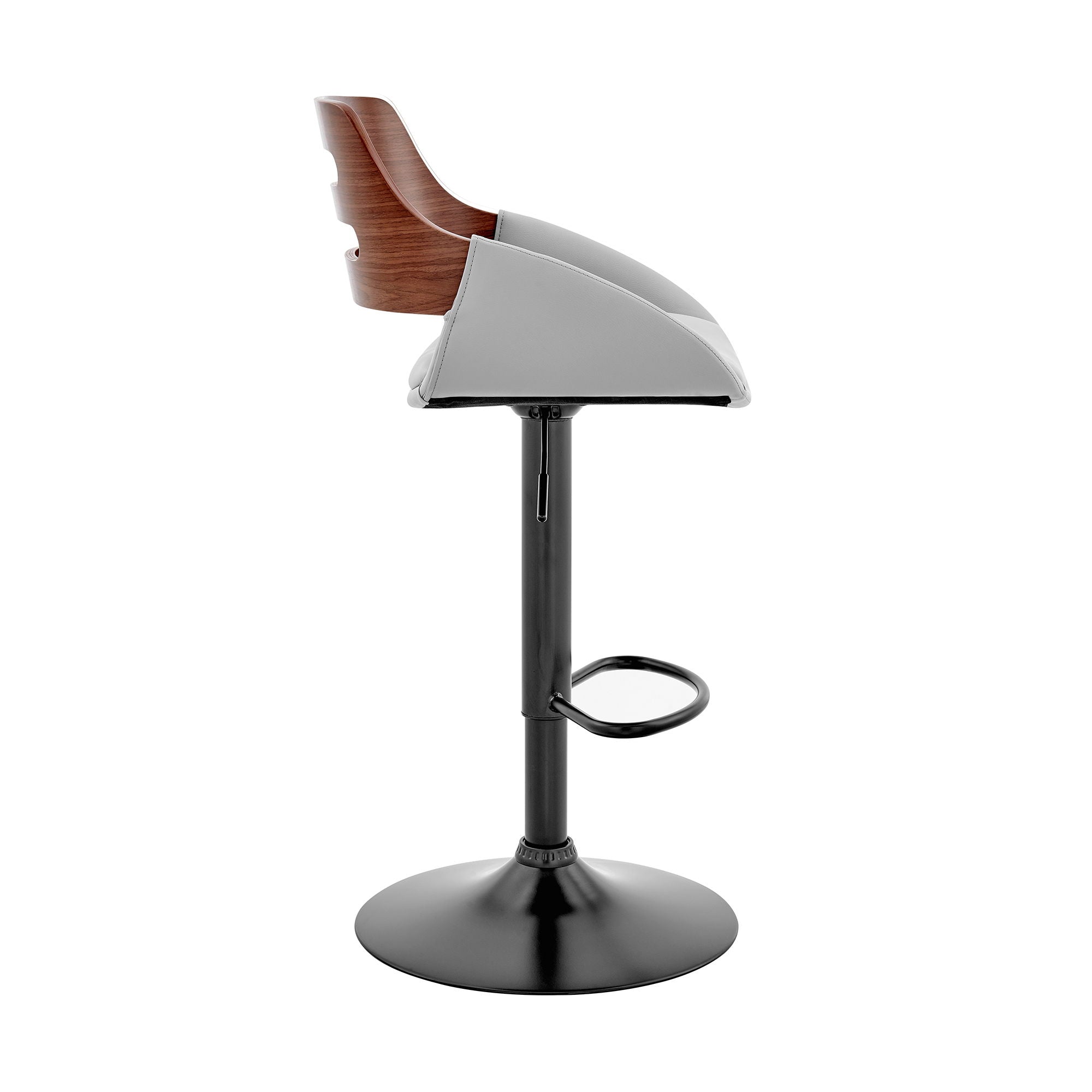 Karter - Adjustable Bar Stool - Premium Adjustable Height from Armen Living - Just $220! Shop now at brett interiors