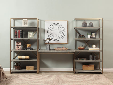 Biscayne - Bookcase - Weathered - Premium Standard Bookcases from Coast2Coast Home - Just $2887.50! Shop now at brett interiors