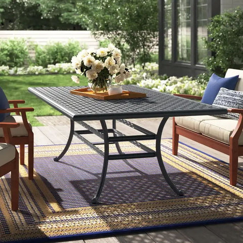 Rectangle Outdoor Dining Table - Premium Dining Tables from Gather Craft - Just $735! Shop now at brett interiors