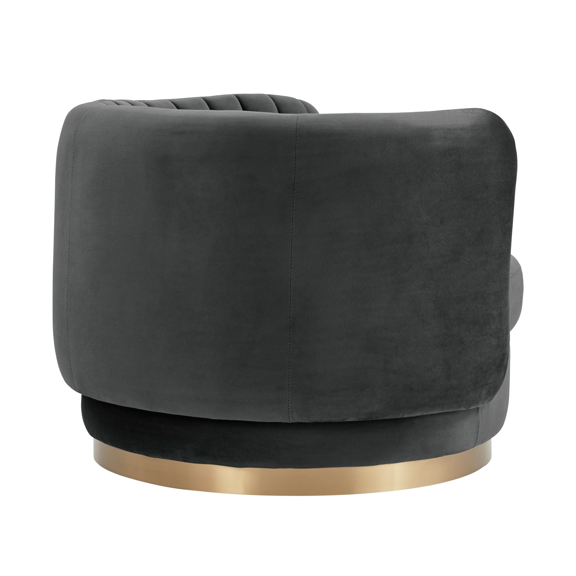 Davy - Velvet Swivel Accent Chair - Premium Swivel Chairs from Armen Living - Just $802.50! Shop now at brett interiors