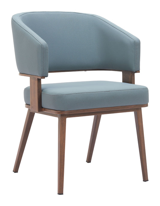 Poise - Dining Chair (Set of 2) - Blue - Premium Chair Sets from Zuo Modern - Just $1450! Shop now at brett interiors