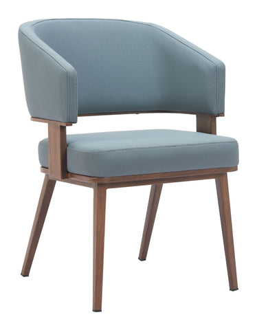 Poise - Dining Chair (Set of 2) - Blue - Premium Chair Sets from Zuo Modern - Just $1450! Shop now at brett interiors