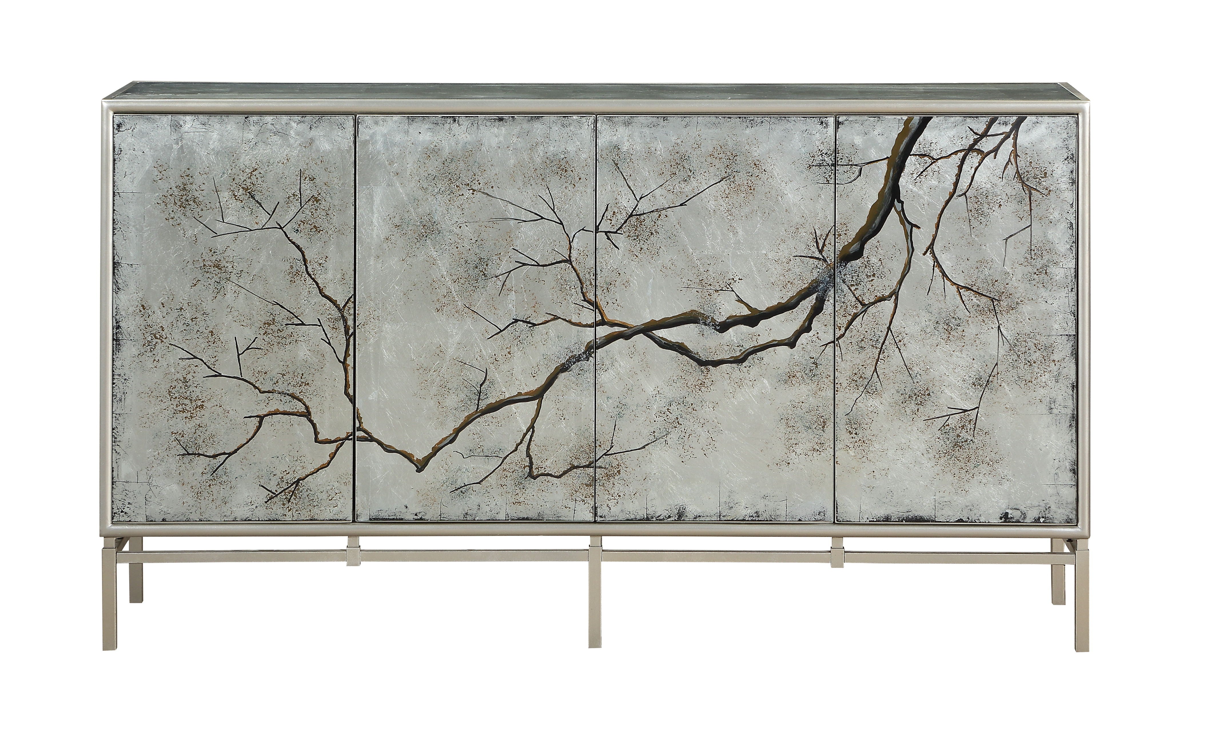 Silverton - Four Door Credenza - Winter Forest - Premium Credenzas from Coast2Coast Home - Just $4537.50! Shop now at brett interiors