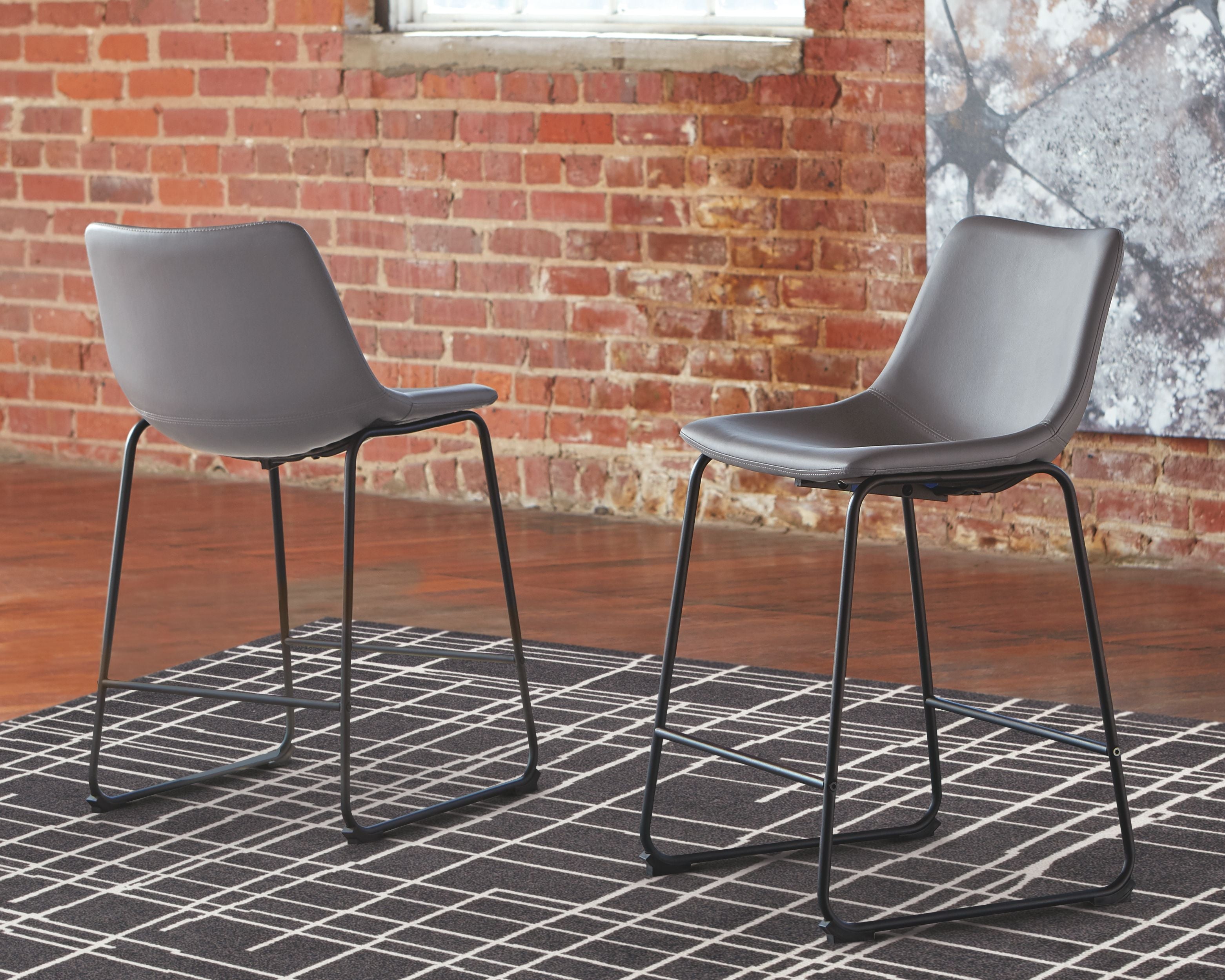 Centiar - Upholstered Barstool (Set of 2) - Premium Stool Sets from Signature Design by Ashley® - Just $265.65! Shop now at brett interiors