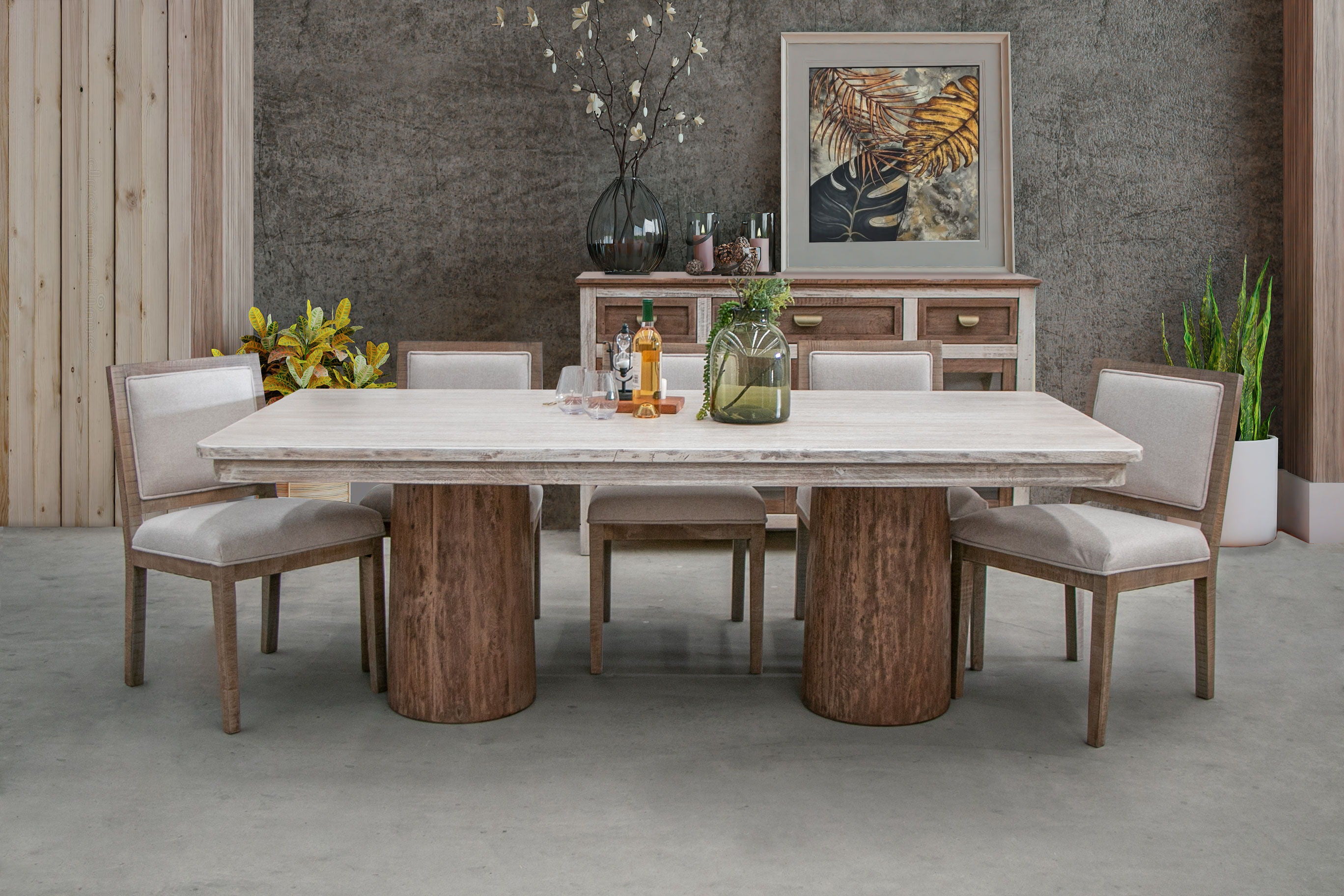 Sahara - Dining Table - Beige - Premium Dining Tables from International Furniture Direct - Just $1497.50! Shop now at brett interiors