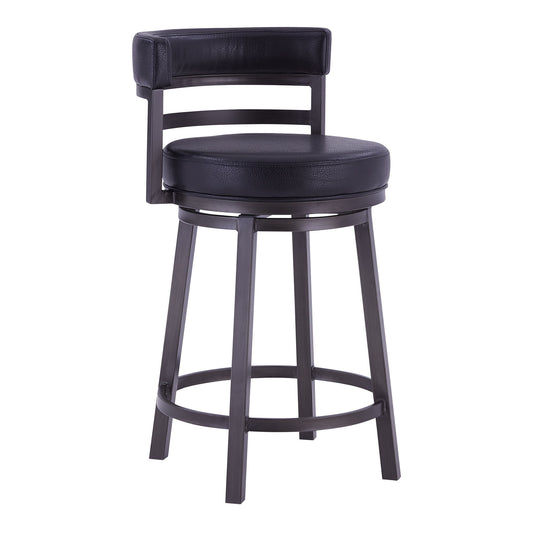 Madrid - Counter Height Swivel Bar Stool - Mineral - Premium Bar Height (28"-30") from Armen Living - Just $355! Shop now at brett interiors