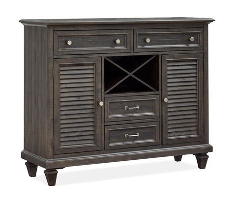 Calistoga - Server - Weathered Charcoal - Premium Servers from Magnussen Furniture - Just $1689! Shop now at brett interiors