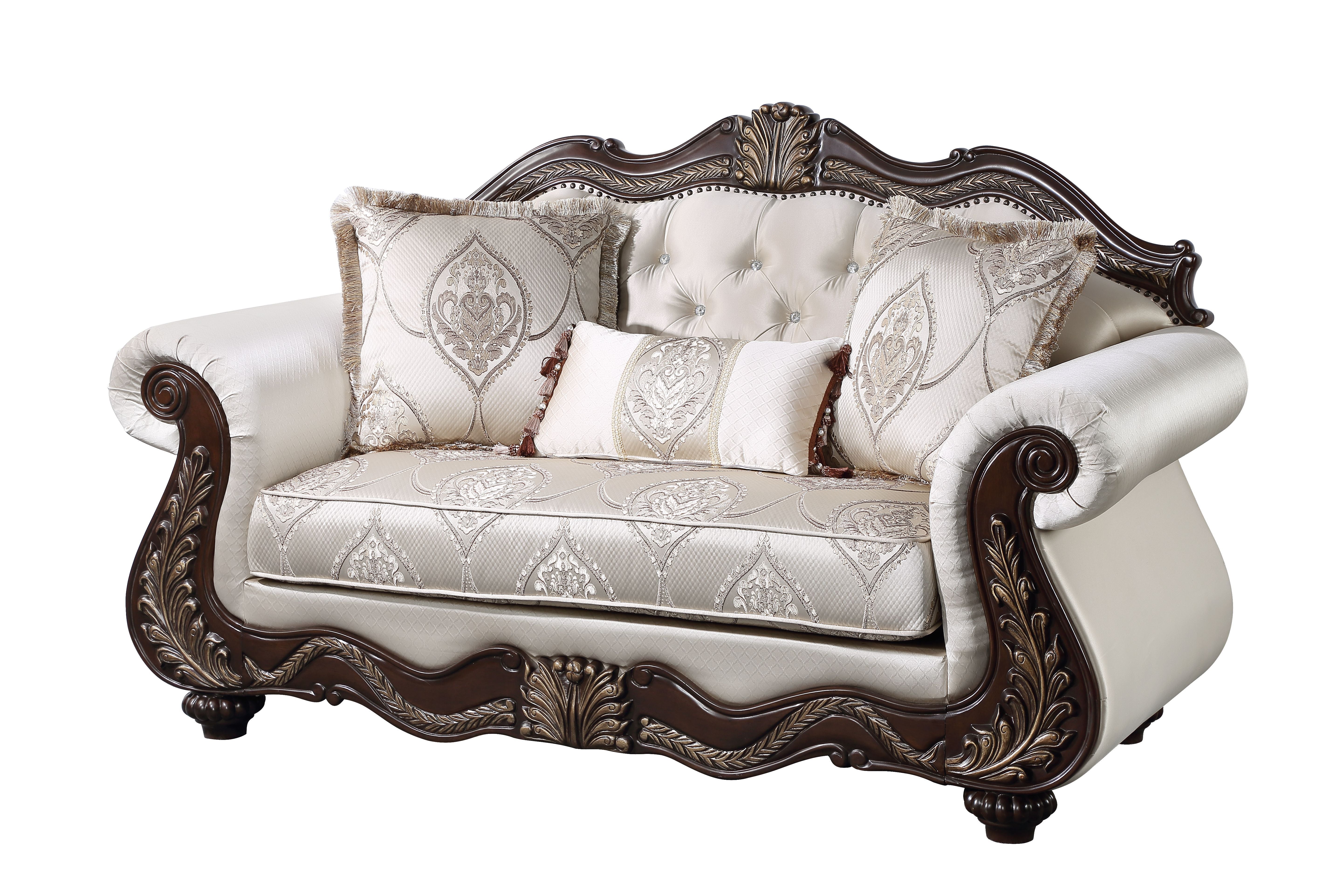 Palazzo Marina - Loveseat - White - Premium Stationary Loveseats from New Classic - Just $1672.50! Shop now at brett interiors