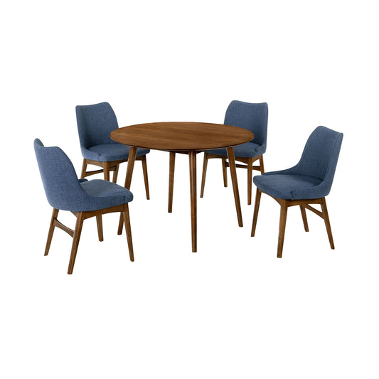 Arcadia - Round Dining Set - Premium 5 Piece Dining Room Sets from Armen Living - Just $1312.50! Shop now at brett interiors