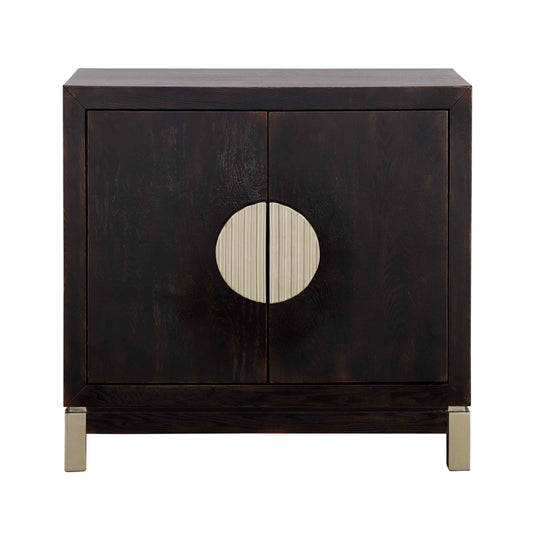 Medici - Two Door Cabinet - Black / Gold - Premium Accent Cabinets from Coast2Coast Home - Just $2557.50! Shop now at brett interiors