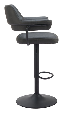 Erret - Barstool - Gray - Premium Bar Height (28"-30") from Zuo Modern - Just $675! Shop now at brett interiors