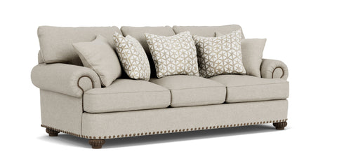 Patterson - Sofa - Nailhead Trim - Premium Stationary Sofas from Flexsteel - Just $3062.50! Shop now at brett interiors