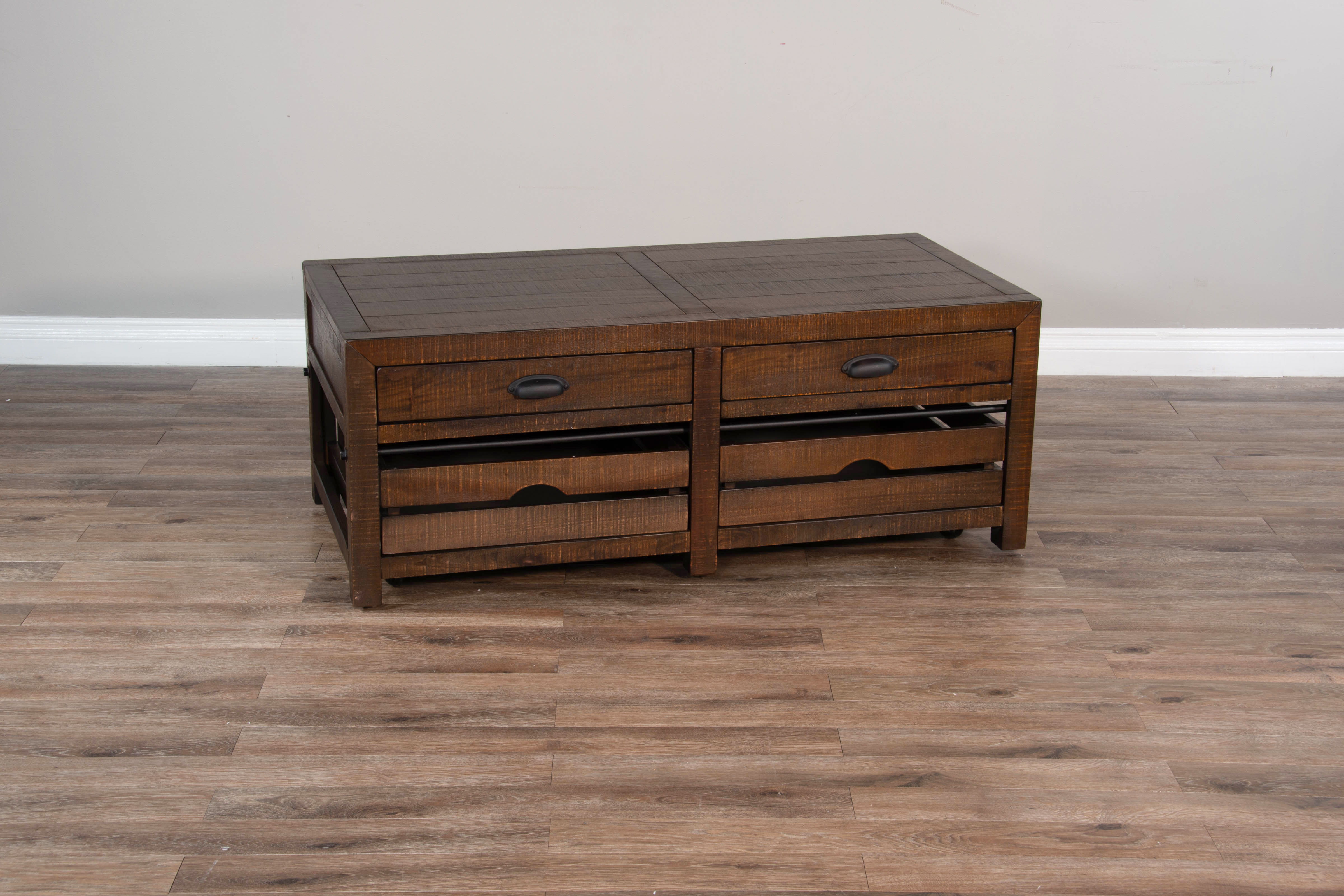 Homestead - 19" Coffee Table - Dark Brown - Premium Coffee Tables from Sunny Designs - Just $614! Shop now at brett interiors