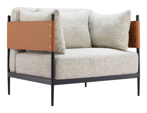 Stirbe - Armchair - Gray - Premium Arm Chairs from Zuo Modern - Just $2400! Shop now at brett interiors