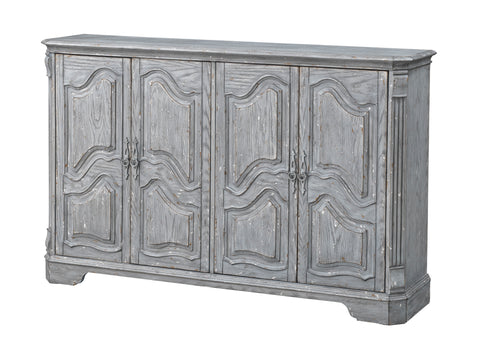 Gramercy - Four Door Credenza - Weathered Gray - Premium Credenzas from Coast2Coast Home - Just $3960! Shop now at brett interiors