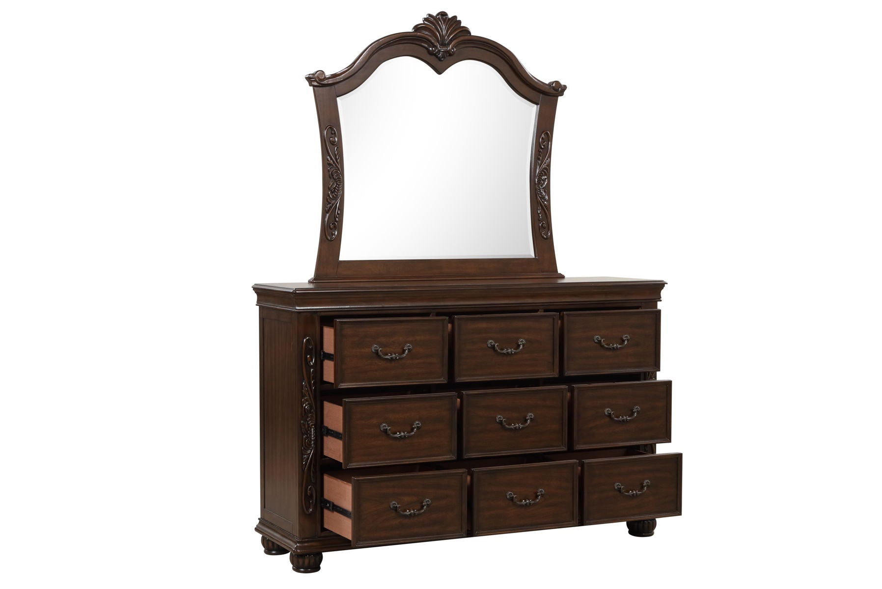 Vienna - Dresser - Cherry - Premium Dressers from New Classic - Just $700! Shop now at brett interiors