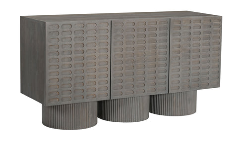 Telesto - Three Door Credenza - Gray - Premium Credenzas from Coast2Coast Home - Just $4125! Shop now at brett interiors