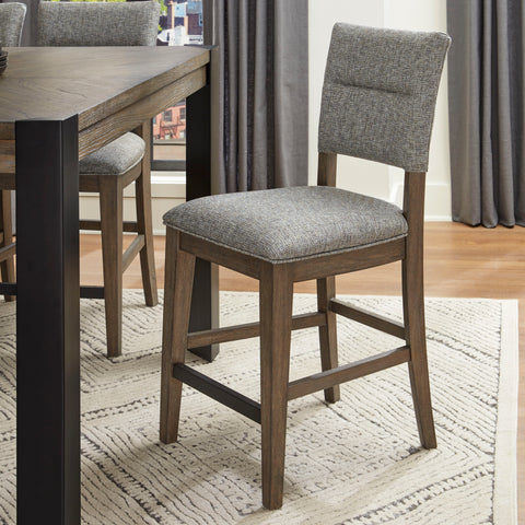 Cedar Fork - Dining 54 In. Square Counter Table With 4 Counter Stools - Smoked Arabica - Premium 5 Piece Dining Room Sets from Parker House - Just $1622.50! Shop now at brett interiors