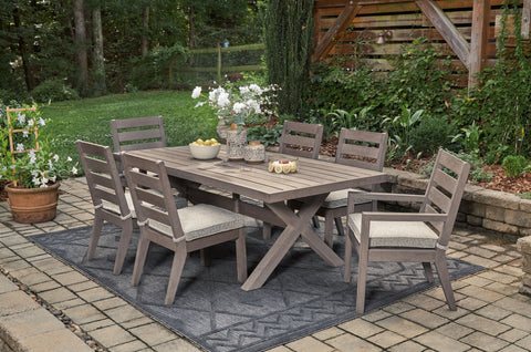 Hillside Barn - Outdoor Dining Set - Premium 7 Piece Outdoor Sets from Signature Design by Ashley® - Just $4969.40! Shop now at brett interiors