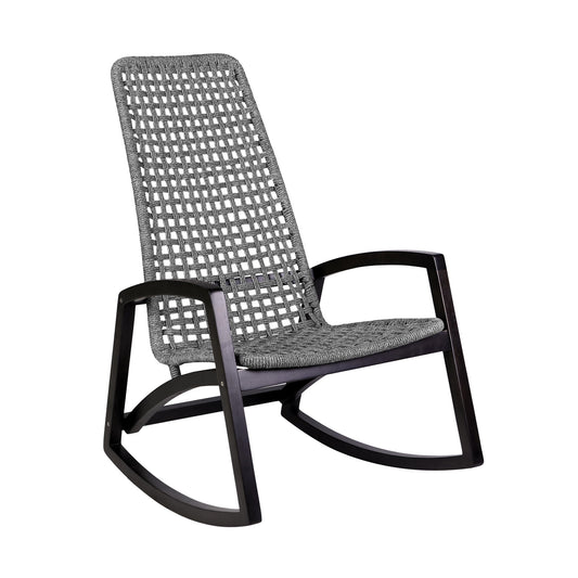 Griffin - Outdoor Patio Rocking Chair - Premium Rocker Chairs from Armen Living - Just $762.50! Shop now at brett interiors