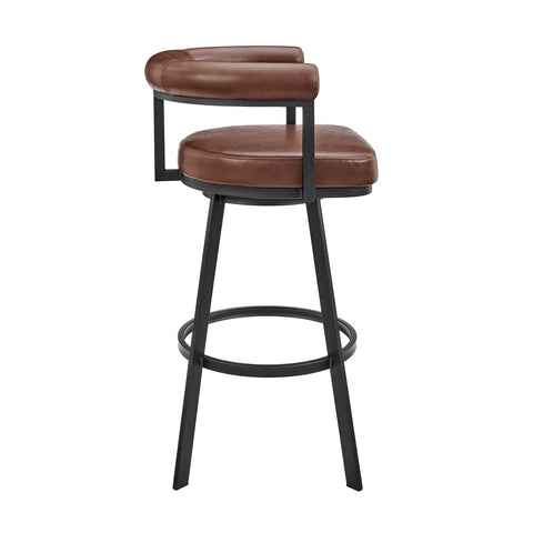 Magnolia - Swivel Stool - Black Metal - Premium Counter Height (24"-27") from Armen Living - Just $395! Shop now at brett interiors