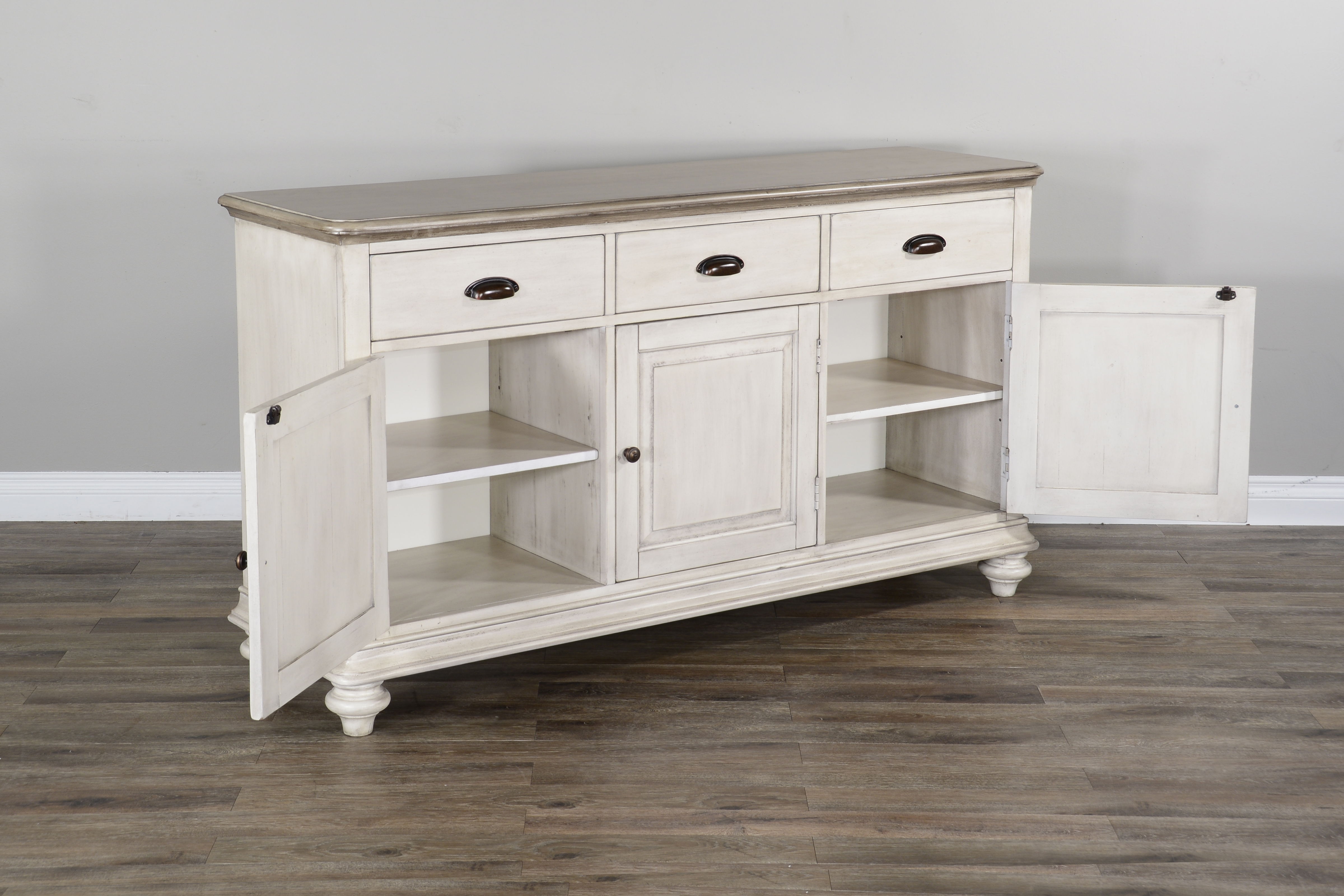 Westwood Village - Buffet Only - Beige / White - Premium Buffets from Sunny Designs - Just $1080! Shop now at brett interiors