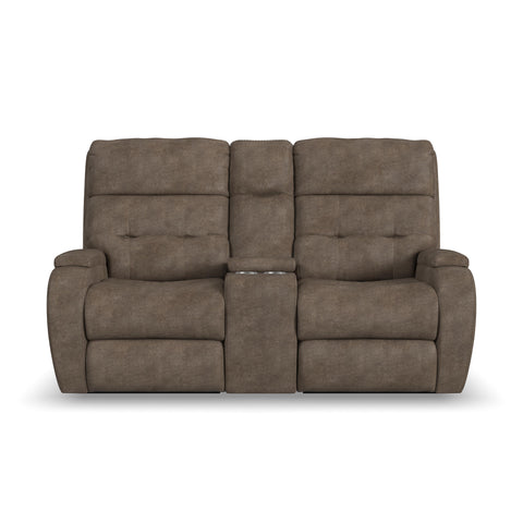 Strait - Power Reclining Loveseat - Premium Reclining Loveseats from Flexsteel - Just $3250! Shop now at brett interiors