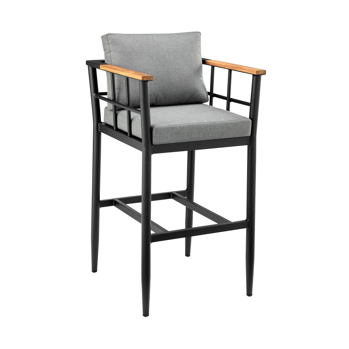 Orlando - Outdoor Patio Bar Stool With Cushions - Premium Counter Height (24"-27") from Armen Living - Just $852.50! Shop now at brett interiors