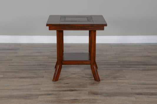 Santa Fe - End Table - Dark Chocolate - Premium End Tables from Sunny Designs - Just $259! Shop now at brett interiors