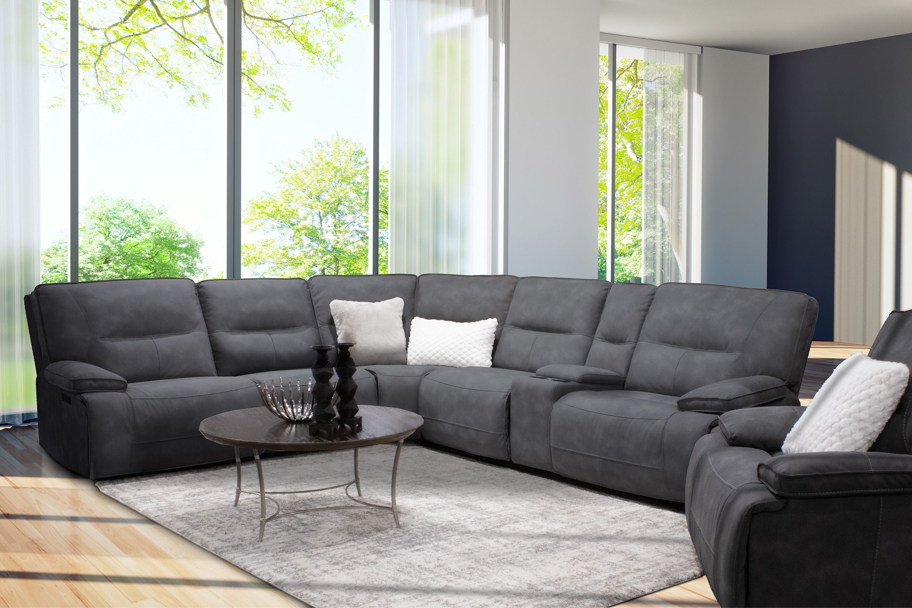 Gladiator - 6 Piece Modular Power Reclining Sectional - Premium Reclining Sectionals from Parker Living - Just $3497.50! Shop now at brett interiors