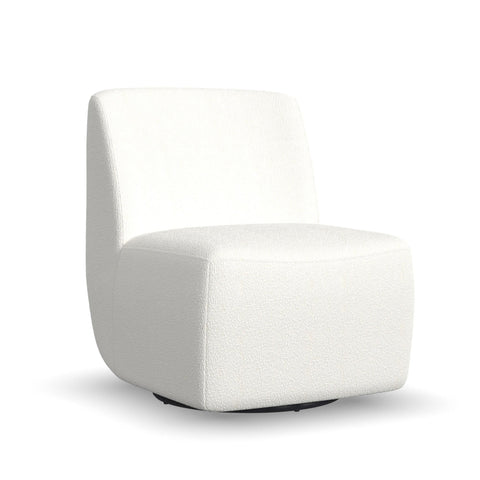 Nico - Swivel Chair & Ottoman - White - Premium 2 Piece Living Room Sets from Homestyles - Just $1622.50! Shop now at brett interiors