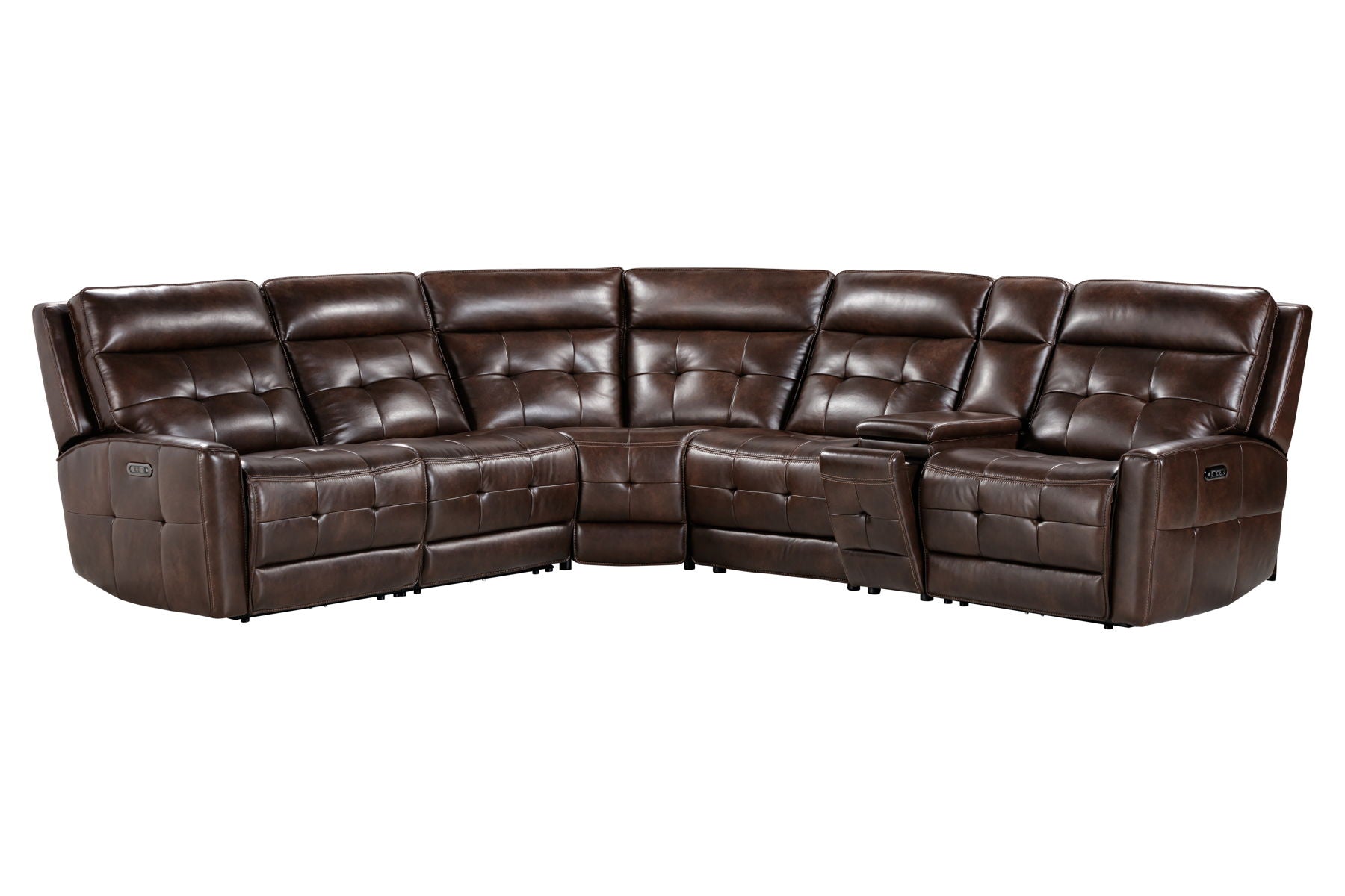 Canterbury - 6 Piece Zero Gravity Modular Power Reclining Sectional - Acorn - Premium Reclining Sectionals from Parker Living - Just $3372.50! Shop now at brett interiors