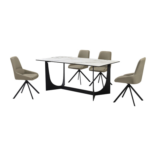 Esme Maverick - Dining Set - Premium 5 Piece Dining Room Sets from Armen Living - Just $3330! Shop now at brett interiors