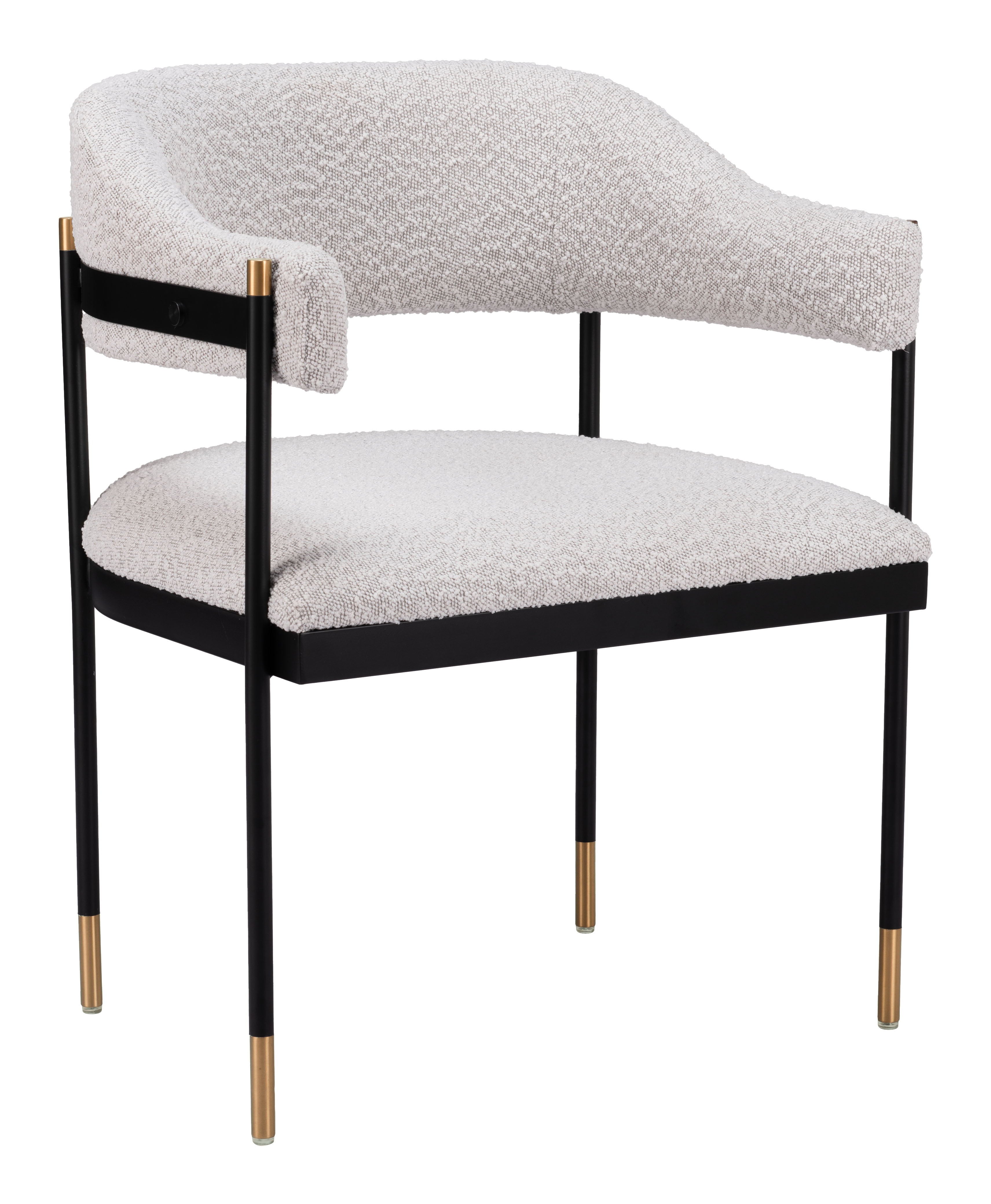 Zadar - Dining Chair - Misty Gray - Premium Arm Chairs from Zuo Modern - Just $1300! Shop now at brett interiors