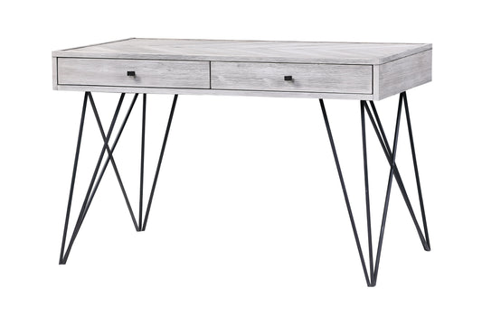 Aspen Court II - Two Drawer Writing Desk - Herringbone White Rub - Premium Writing Desks from Coast2Coast Home - Just $2310! Shop now at brett interiors