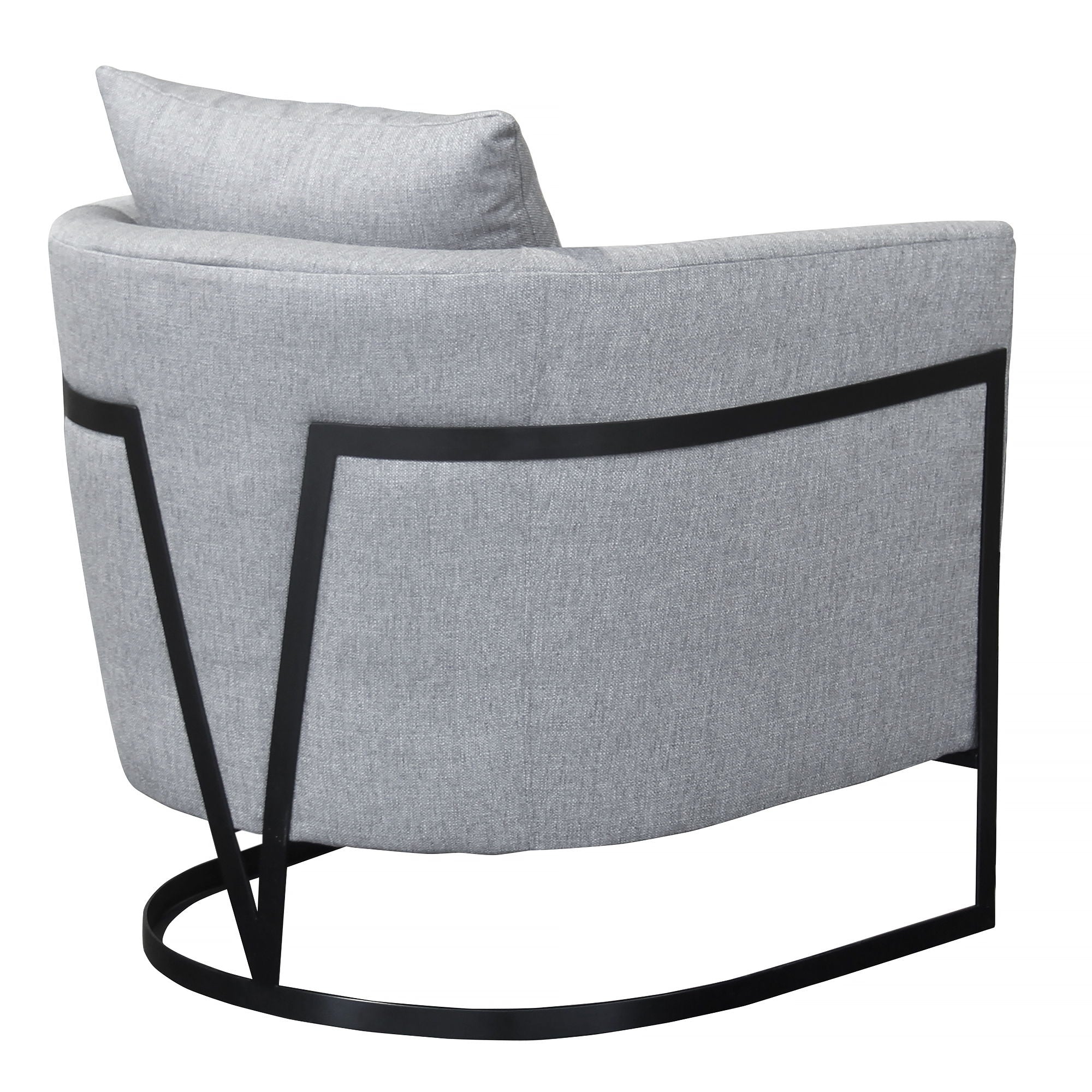 Swan - Contemporary Accent Chair - Black / Gray - Premium Accent Chairs from Armen Living - Just $1030! Shop now at brett interiors