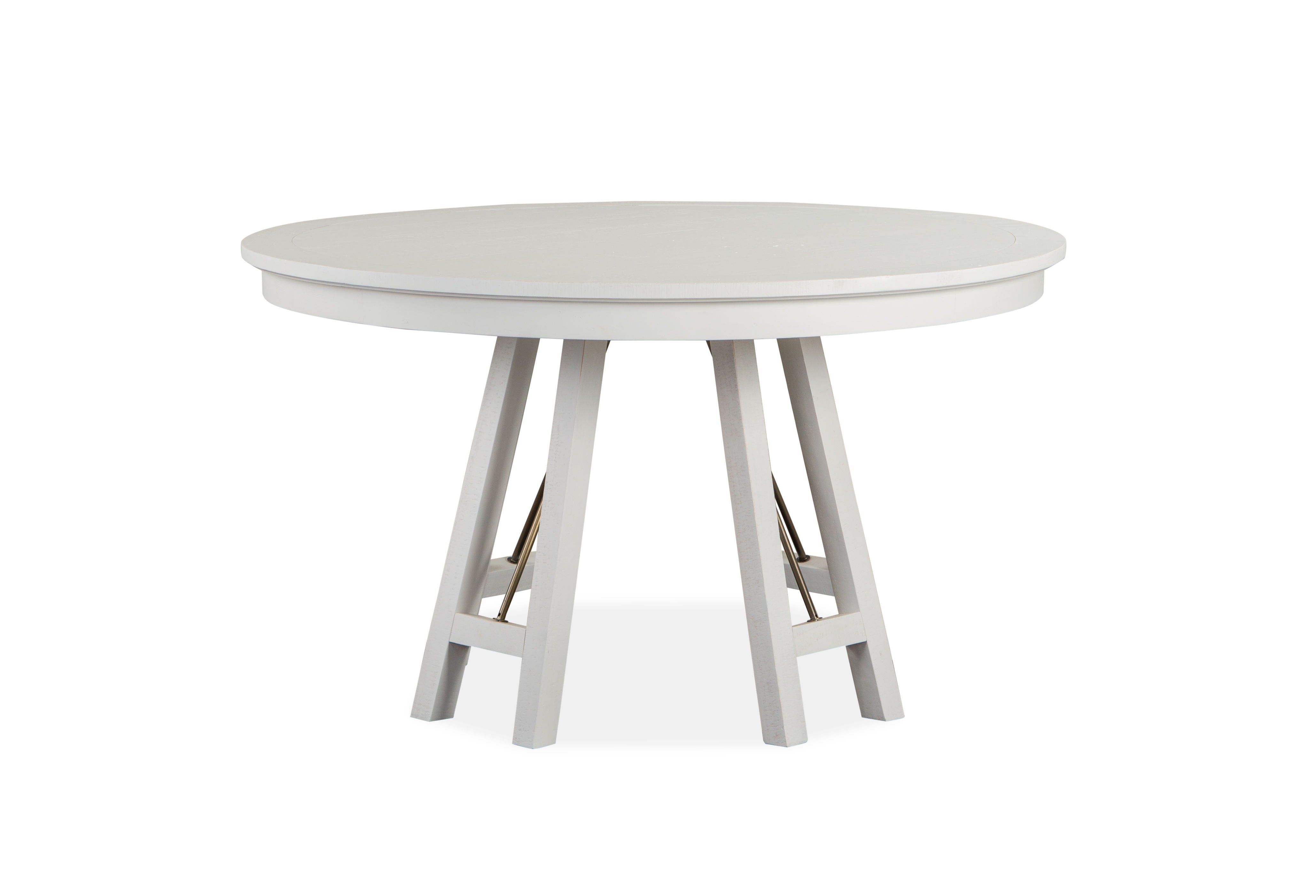 Heron Cove - Round Dining Table - Chalk White - Premium Dining Tables from Magnussen Furniture - Just $959! Shop now at brett interiors