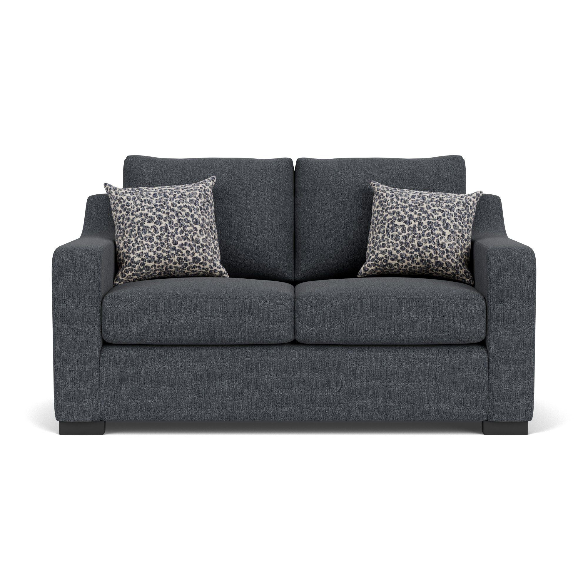 Quinn - Loveseat - Dark Gray - Premium Stationary Loveseats from Flexsteel - Just $1625! Shop now at brett interiors