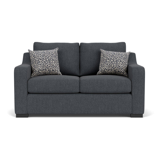 Quinn - Loveseat - Dark Gray - Premium Stationary Loveseats from Flexsteel - Just $1625! Shop now at brett interiors