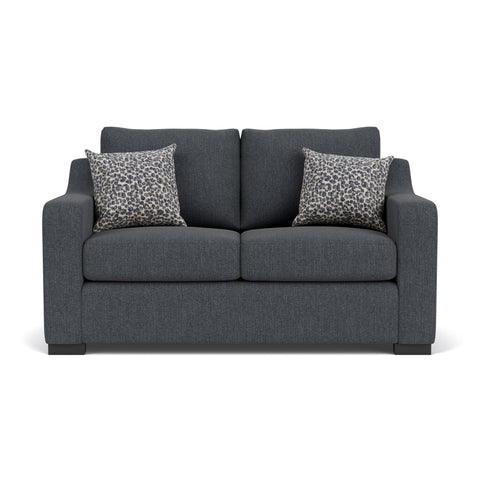 Quinn - Loveseat - Dark Gray - Premium Stationary Loveseats from Flexsteel - Just $1625! Shop now at brett interiors